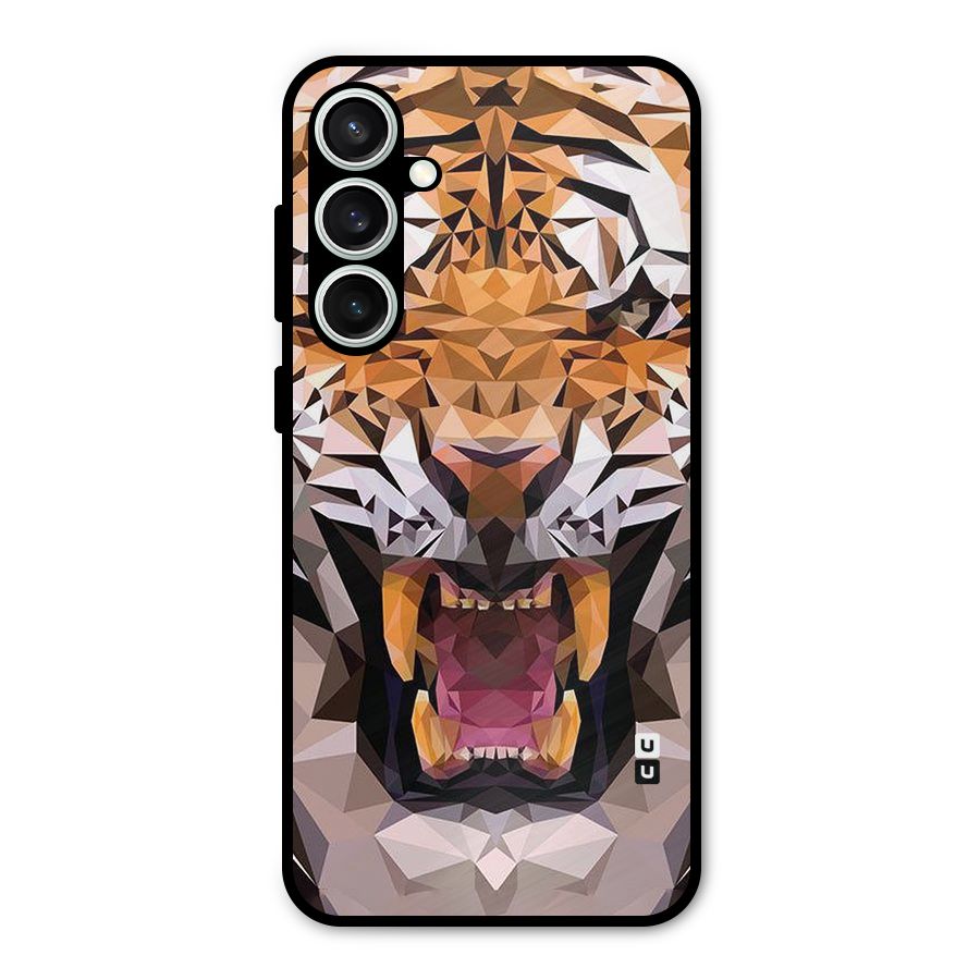 Tiger Abstract Art Metal Back Case for Galaxy S23 FE