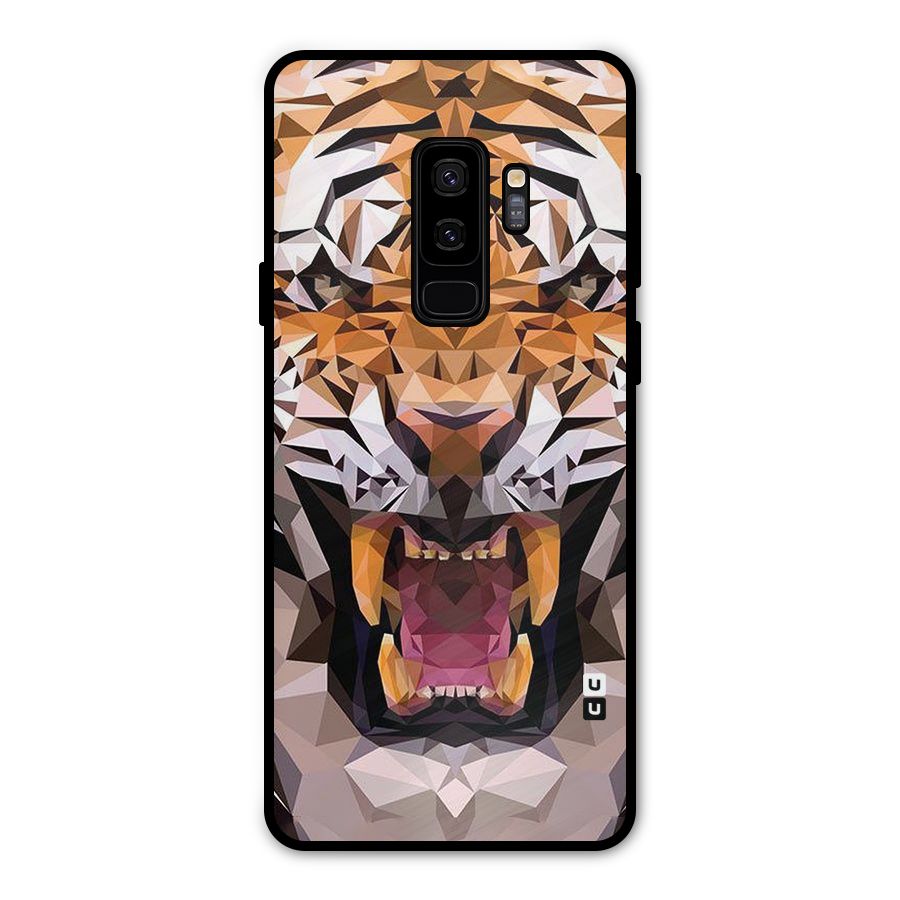 Tiger Abstract Art Metal Back Case for Galaxy S9 Plus