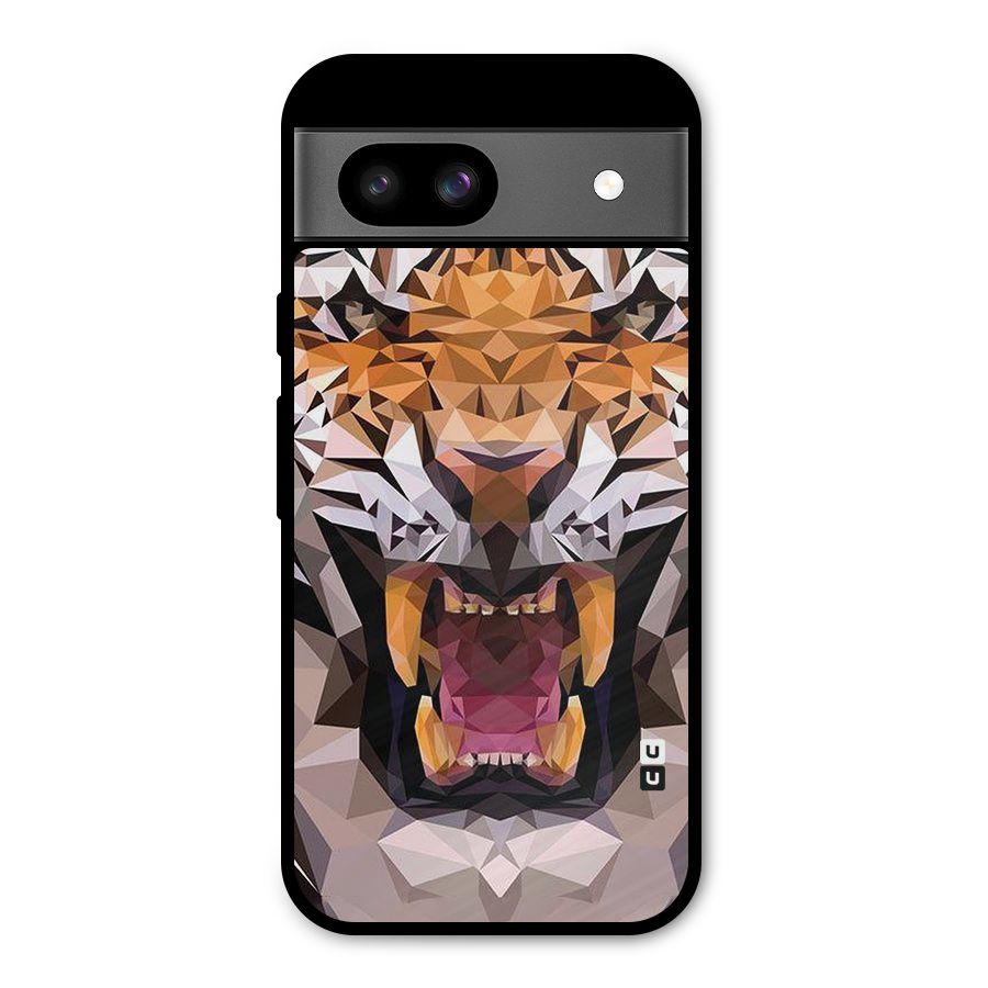Tiger Abstract Art Metal Back Case for Google Pixel 8a