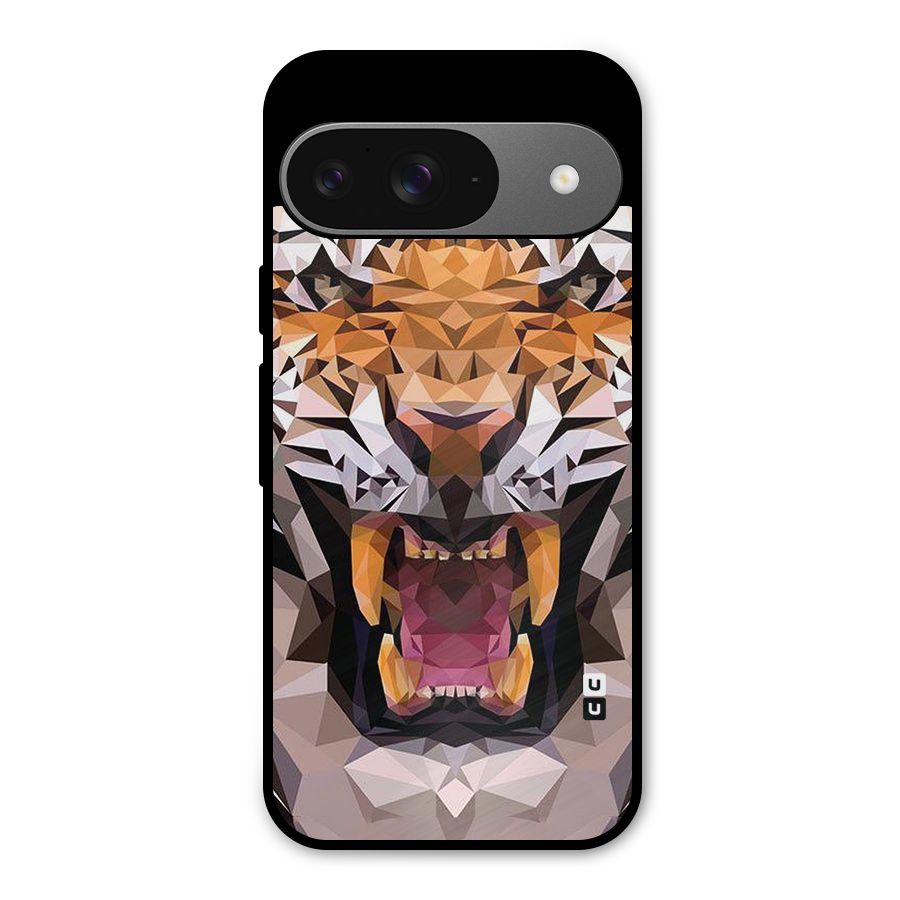 Tiger Abstract Art Metal Back Case for Google Pixel 9