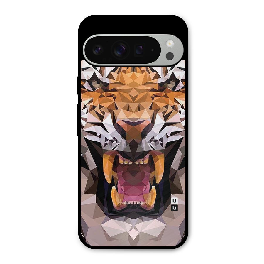 Tiger Abstract Art Metal Back Case for Google Pixel 9 Pro XL