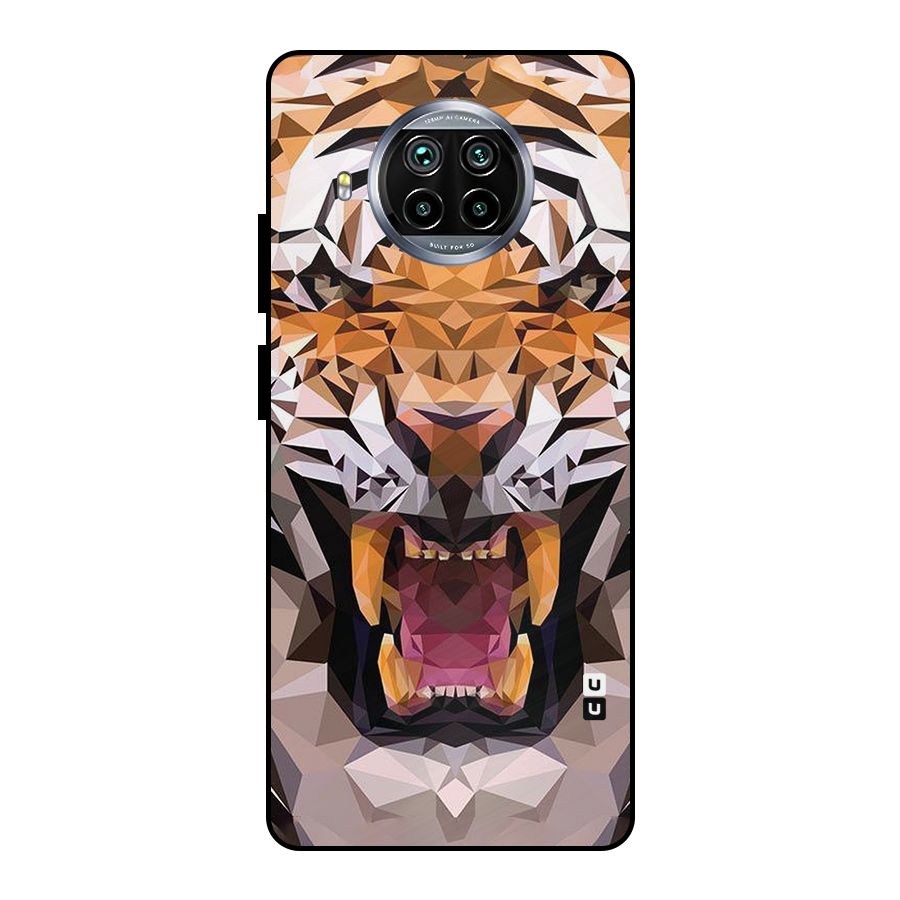 Tiger Abstract Art Metal Back Case for Mi 10i