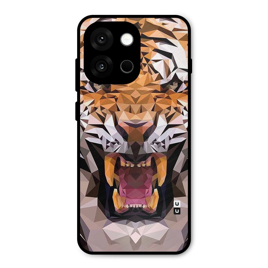 Tiger Abstract Art Metal Back Case for OnePlus 13s