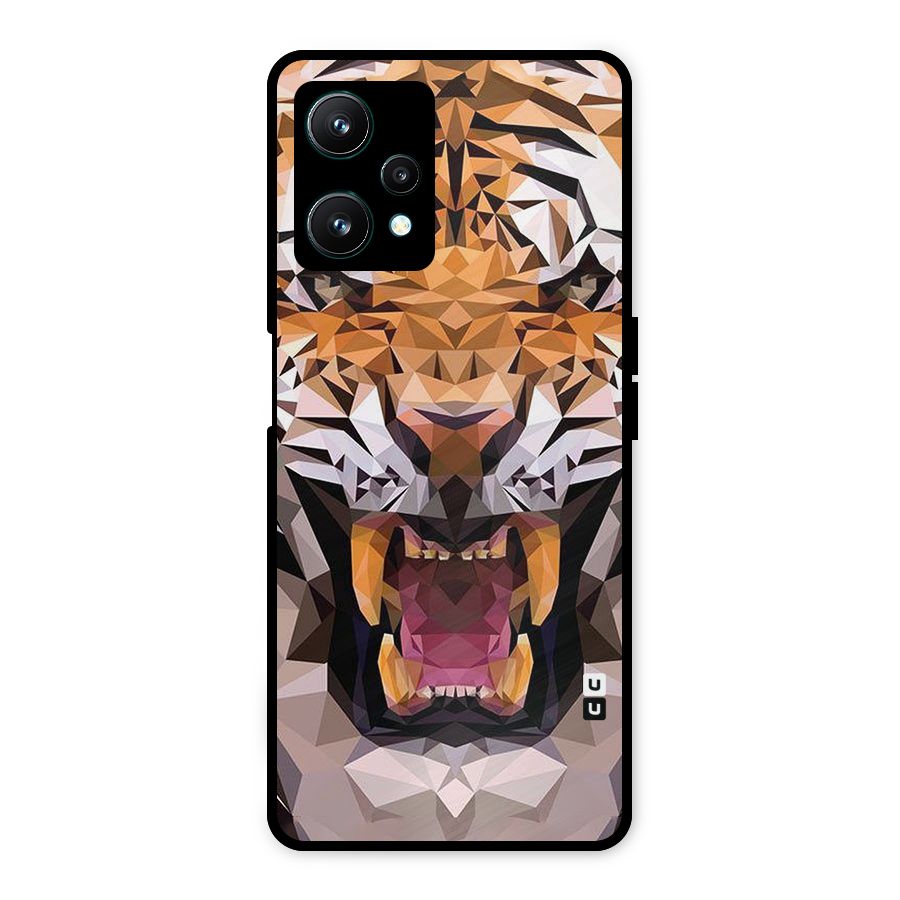 Tiger Abstract Art Metal Back Case for Realme 9 Pro 5G
