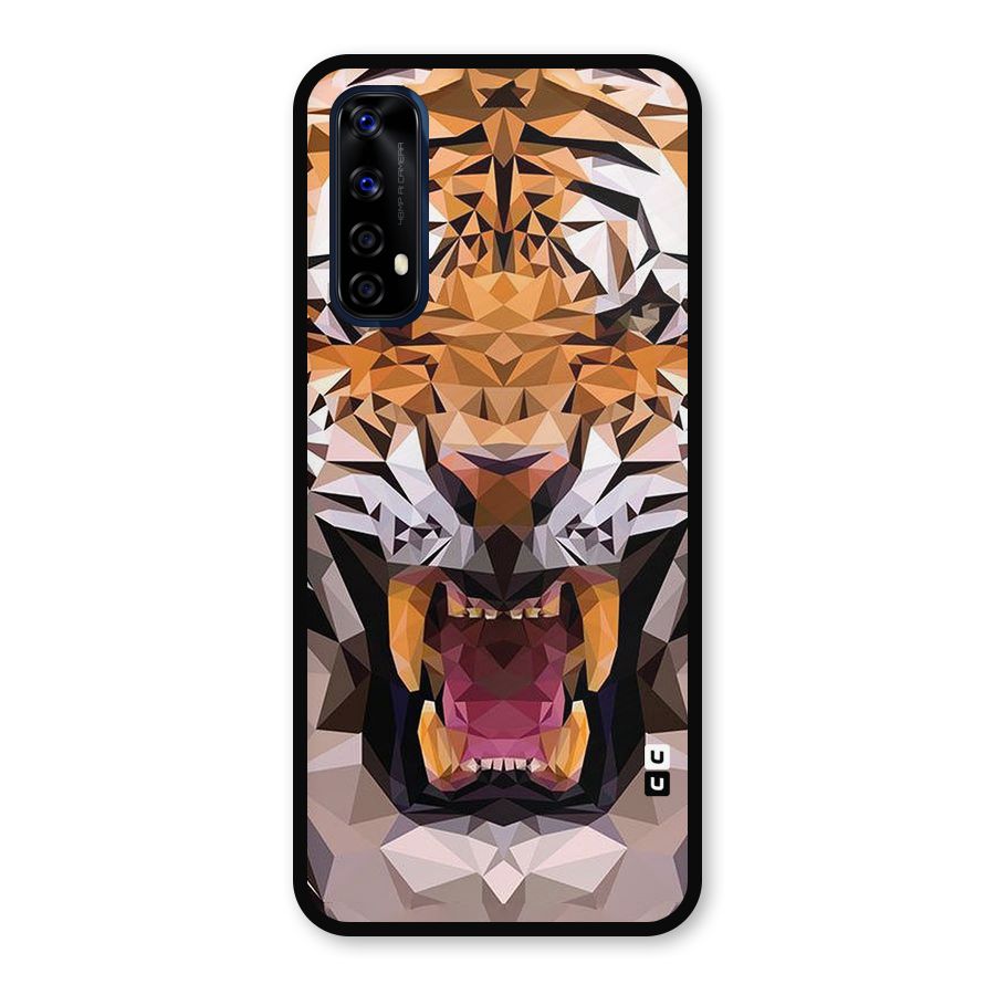 Tiger Abstract Art Metal Back Case for Realme Narzo 20 Pro