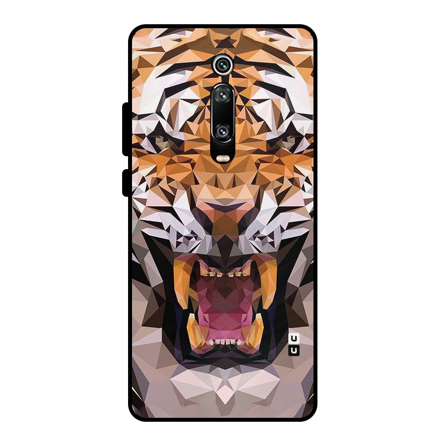 Tiger Abstract Art Metal Back Case for Redmi K20