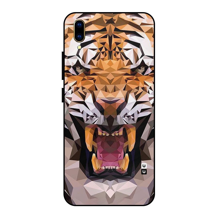 Tiger Abstract Art Metal Back Case for Vivo V11 Pro