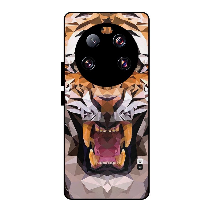 Tiger Abstract Art Metal Back Case for Xiaomi 13 Ultra