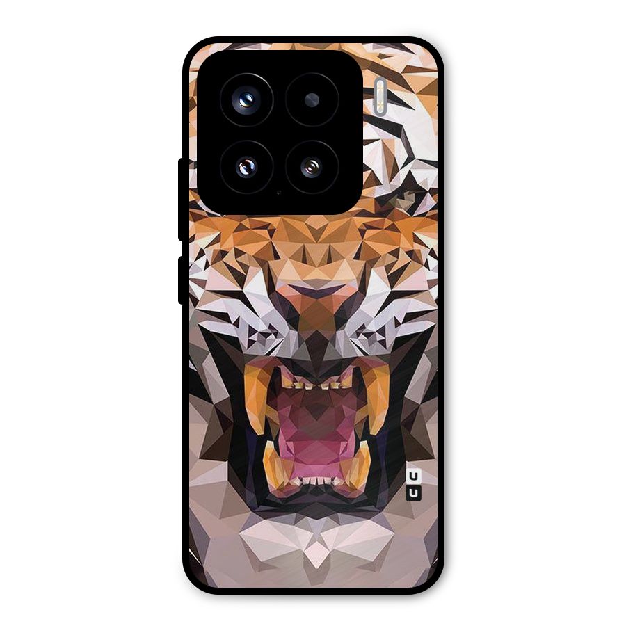Tiger Abstract Art Metal Back Case for Xiaomi 15