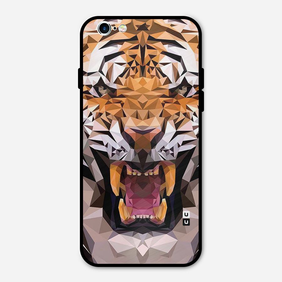 Tiger Abstract Art Metal Back Case for iPhone 6 6s