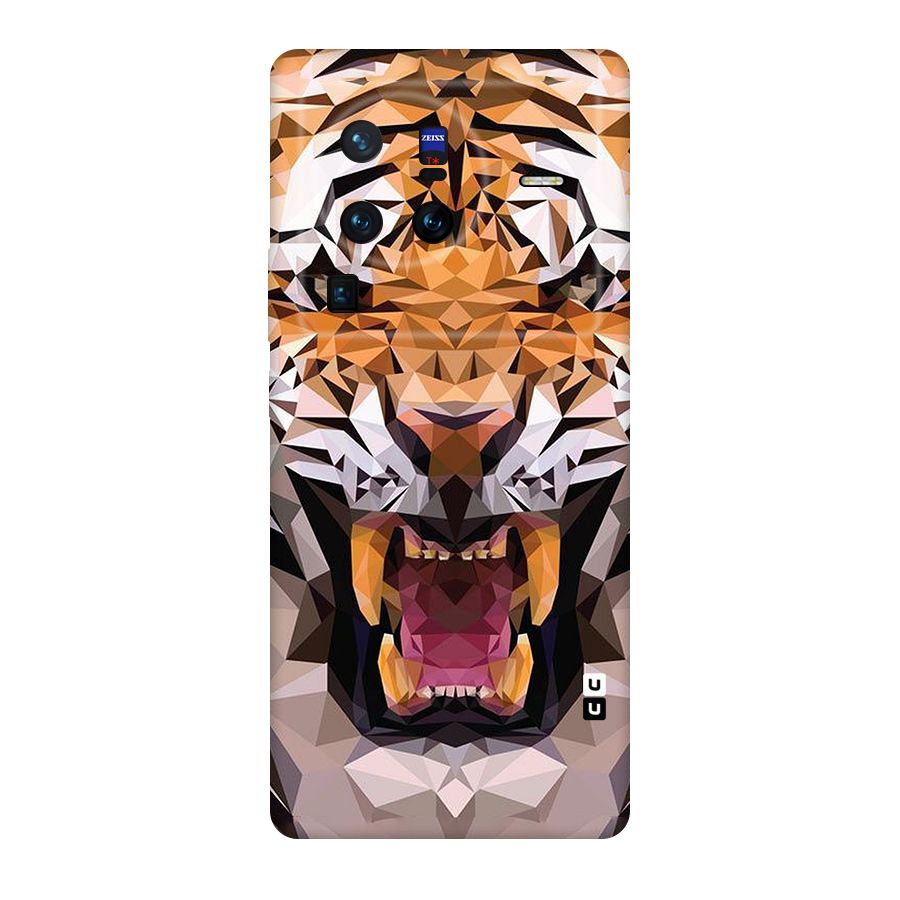 Tiger Abstract Art Original Polycarbonate Back Case for Vivo X80