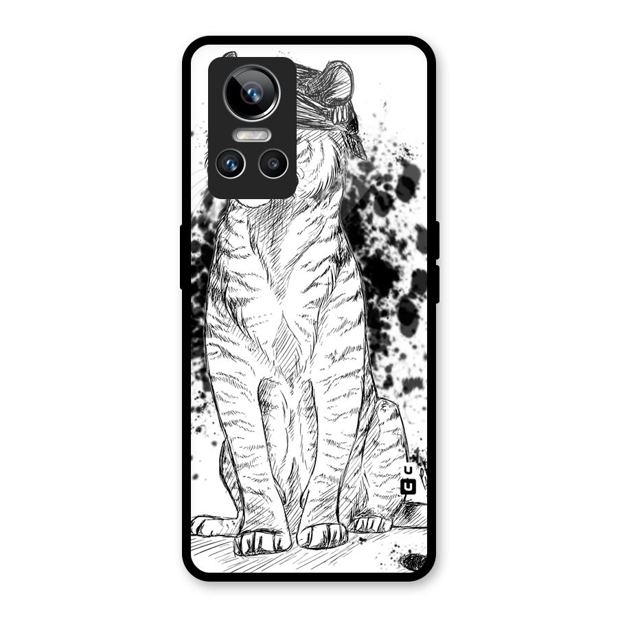 Tiger Wink Glass Back Case for Realme GT Neo 3