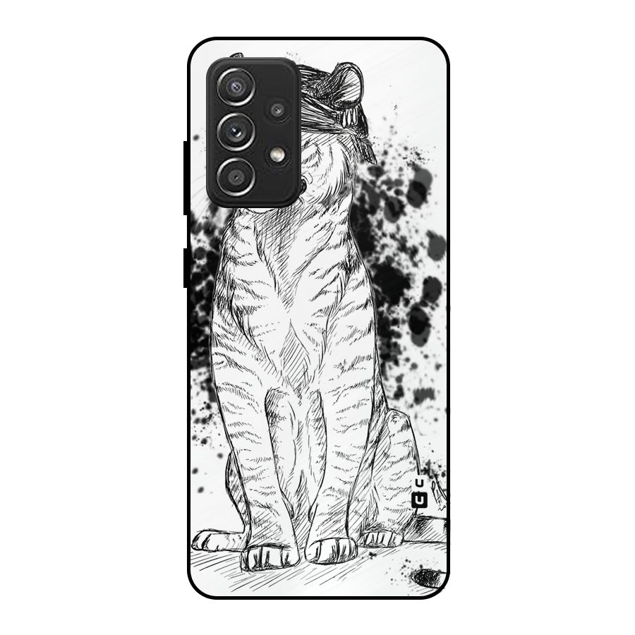 Tiger Wink Metal Back Case for Galaxy A52s 5G