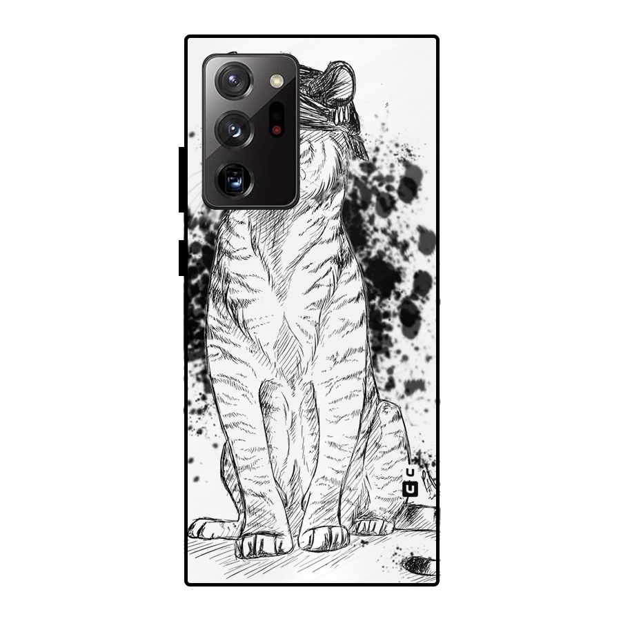 Tiger Wink Metal Back Case for Galaxy Note 20 Ultra