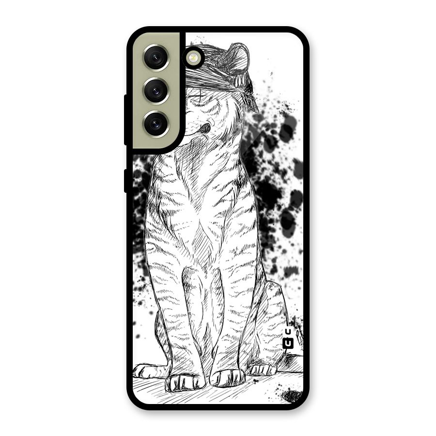 Tiger Wink Metal Back Case for Galaxy S21 FE 5G (2023)