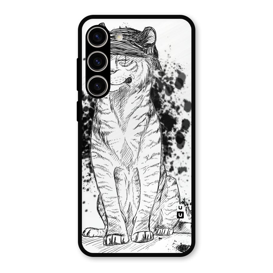 Tiger Wink Metal Back Case for Galaxy S23 Plus