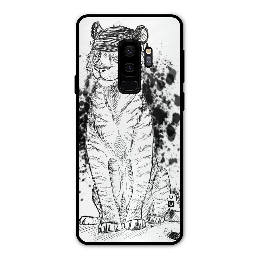 Tiger Wink Metal Back Case for Galaxy S9 Plus