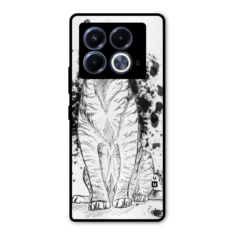 Tiger Wink Metal Back Case for Infinix Note 40 5G