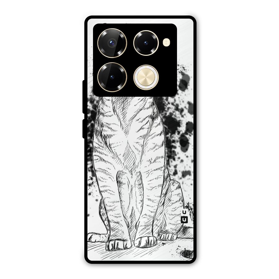 Tiger Wink Metal Back Case for Infinix Note 40 Pro