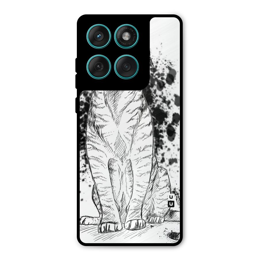 Tiger Wink Metal Back Case for Motorola Edge 60 Fusion