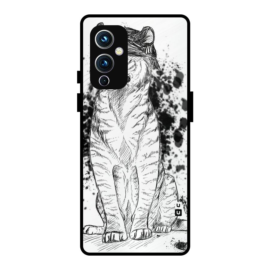 Tiger Wink Metal Back Case for OnePlus 9