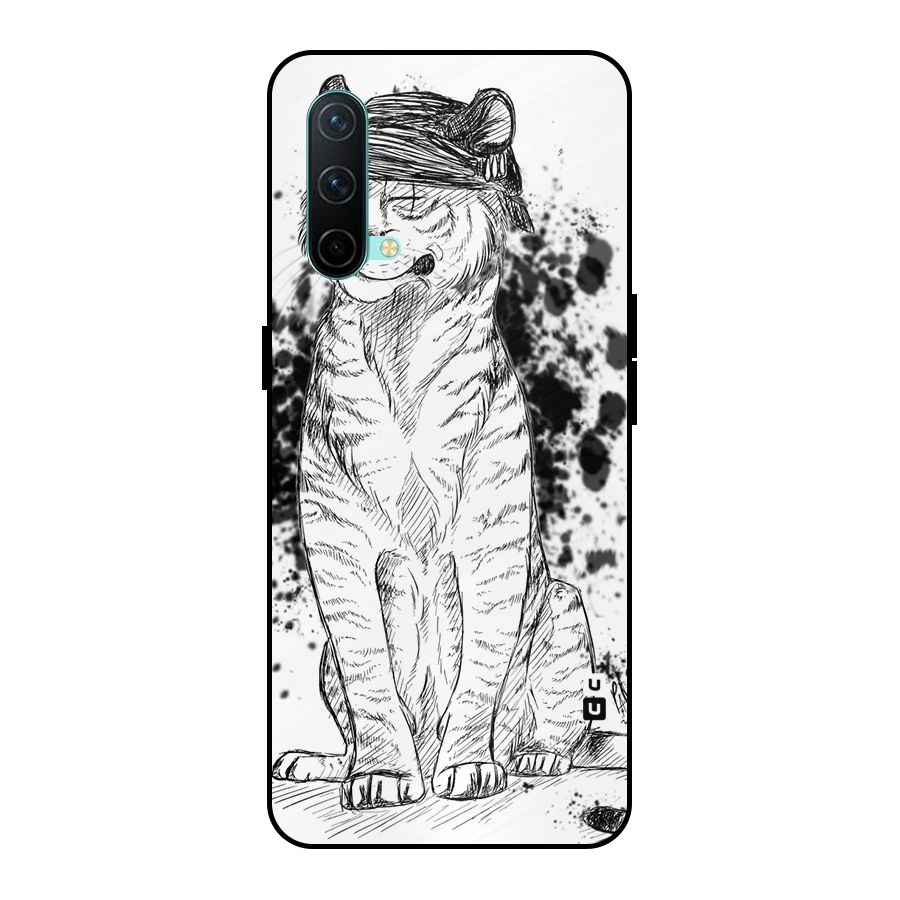 Tiger Wink Metal Back Case for OnePlus Nord CE 5G