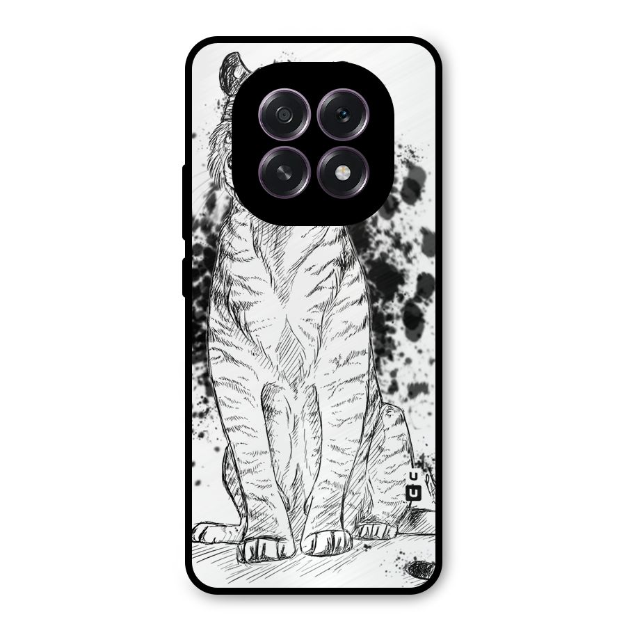 Tiger Wink Metal Back Case for Oppo F29