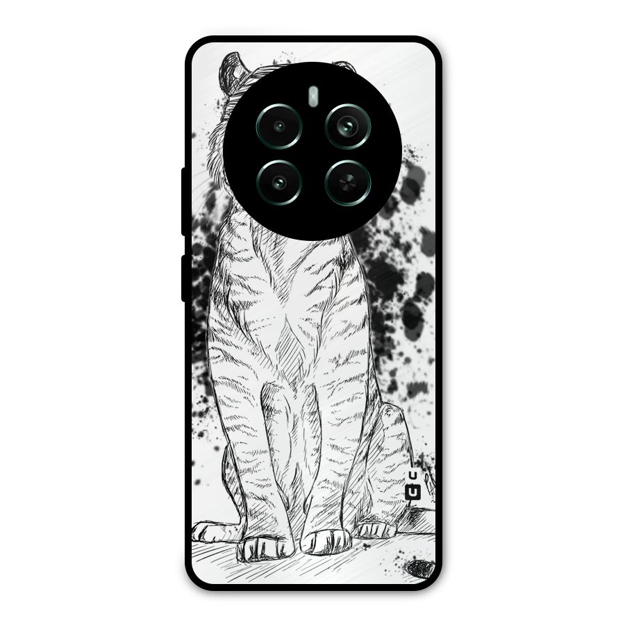 Tiger Wink Metal Back Case for Realme 12 Pro Plus