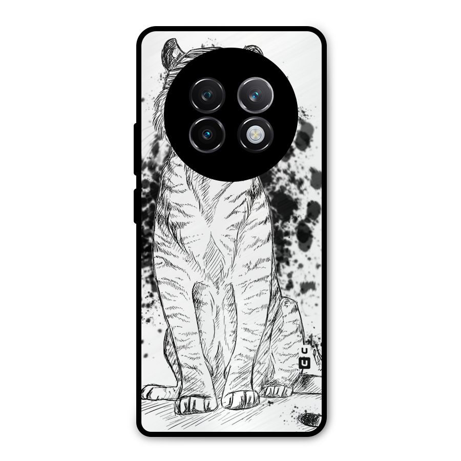 Tiger Wink Metal Back Case for Realme 13 Plus