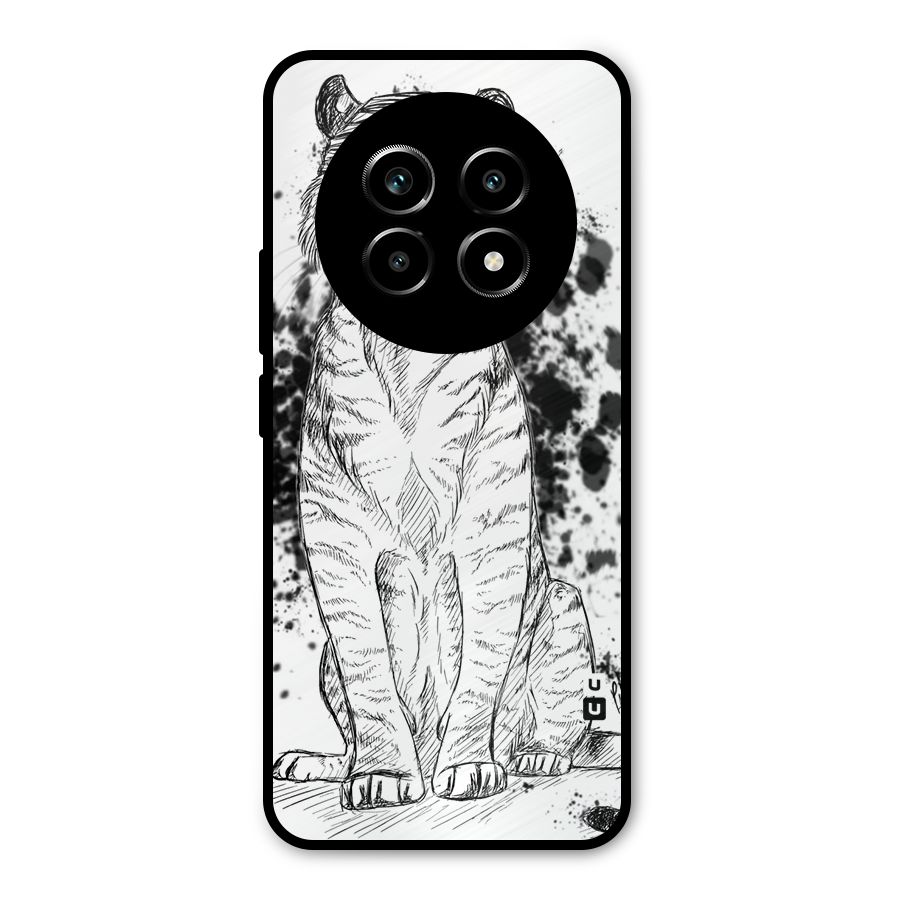 Tiger Wink Metal Back Case for Realme 13 Pro