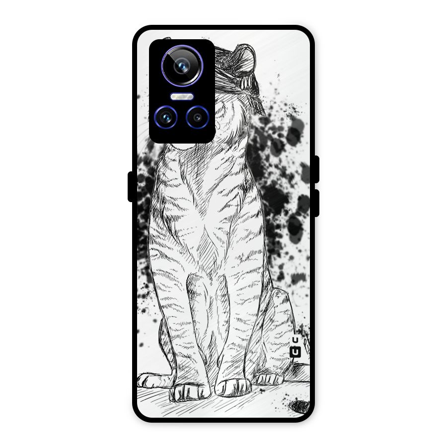 Tiger Wink Metal Back Case for Realme GT Neo 3