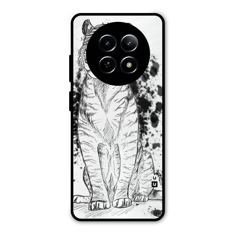 Tiger Wink Metal Back Case for Realme Narzo N65