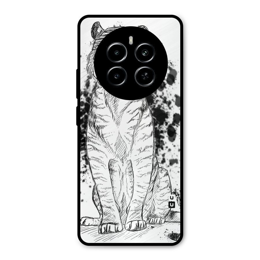 Tiger Wink Metal Back Case for Realme P1