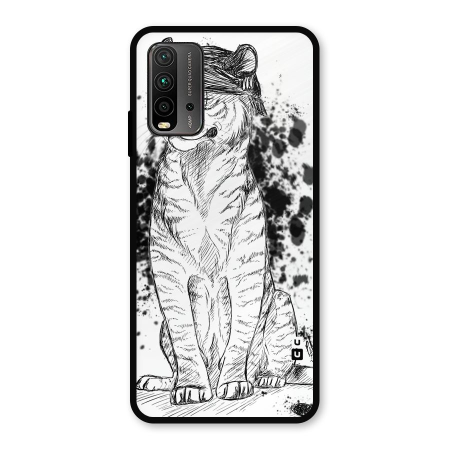 Tiger Wink Metal Back Case for Redmi 9 Power