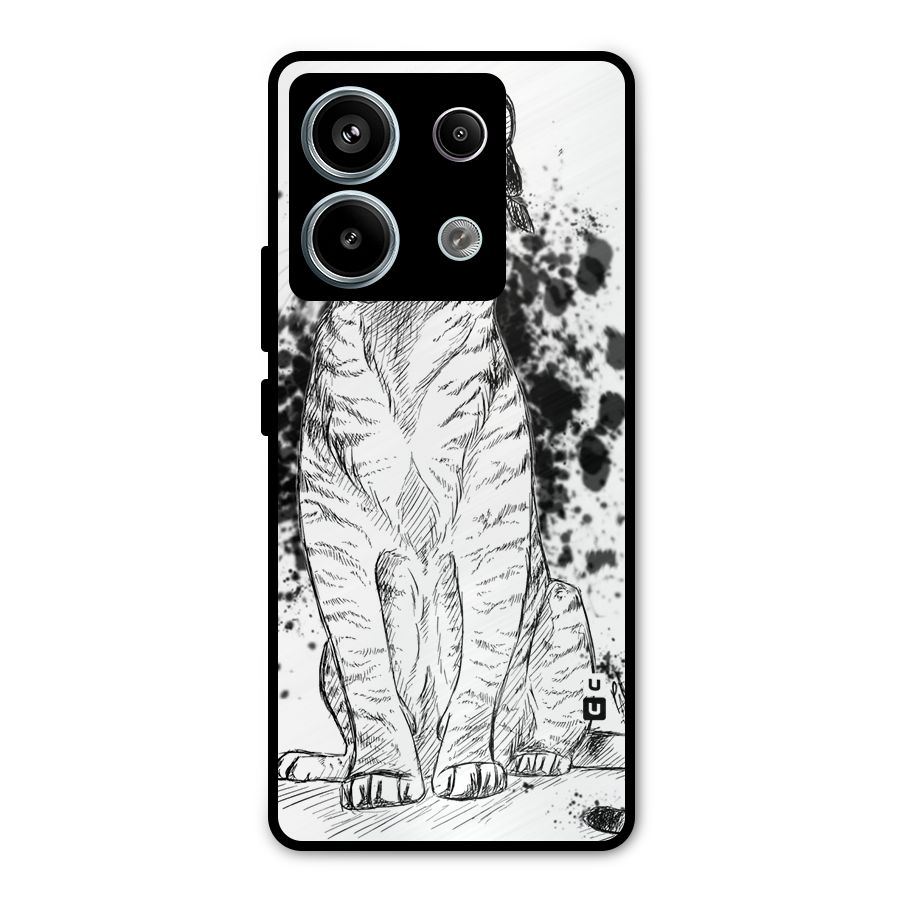 Tiger Wink Metal Back Case for Redmi Note 13 Pro 5G