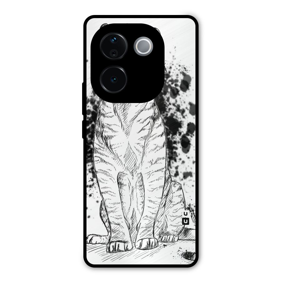 Tiger Wink Metal Back Case for Vivo T3 Pro