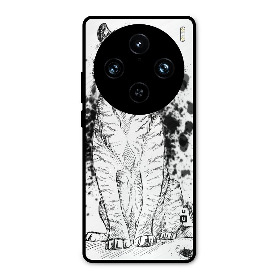 Tiger Wink Metal Back Case for Vivo X100 Pro