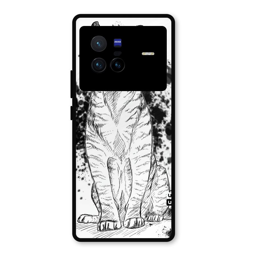 Tiger Wink Metal Back Case for Vivo X80