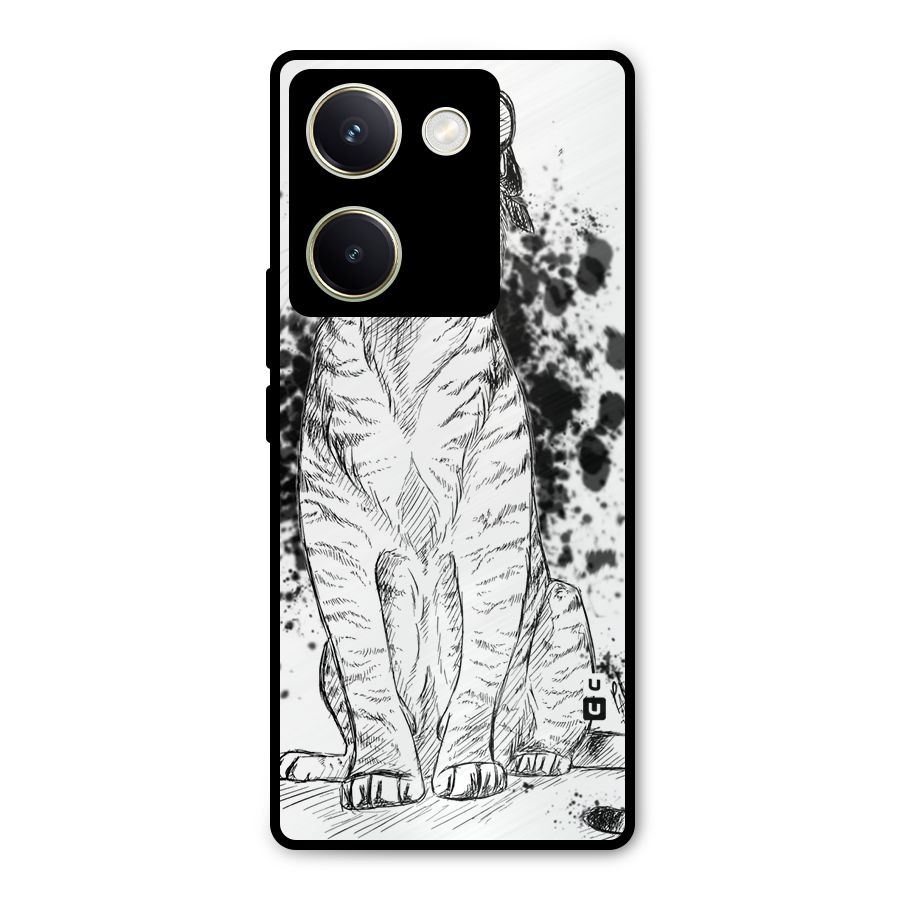 Tiger Wink Metal Back Case for Vivo Y200 Pro