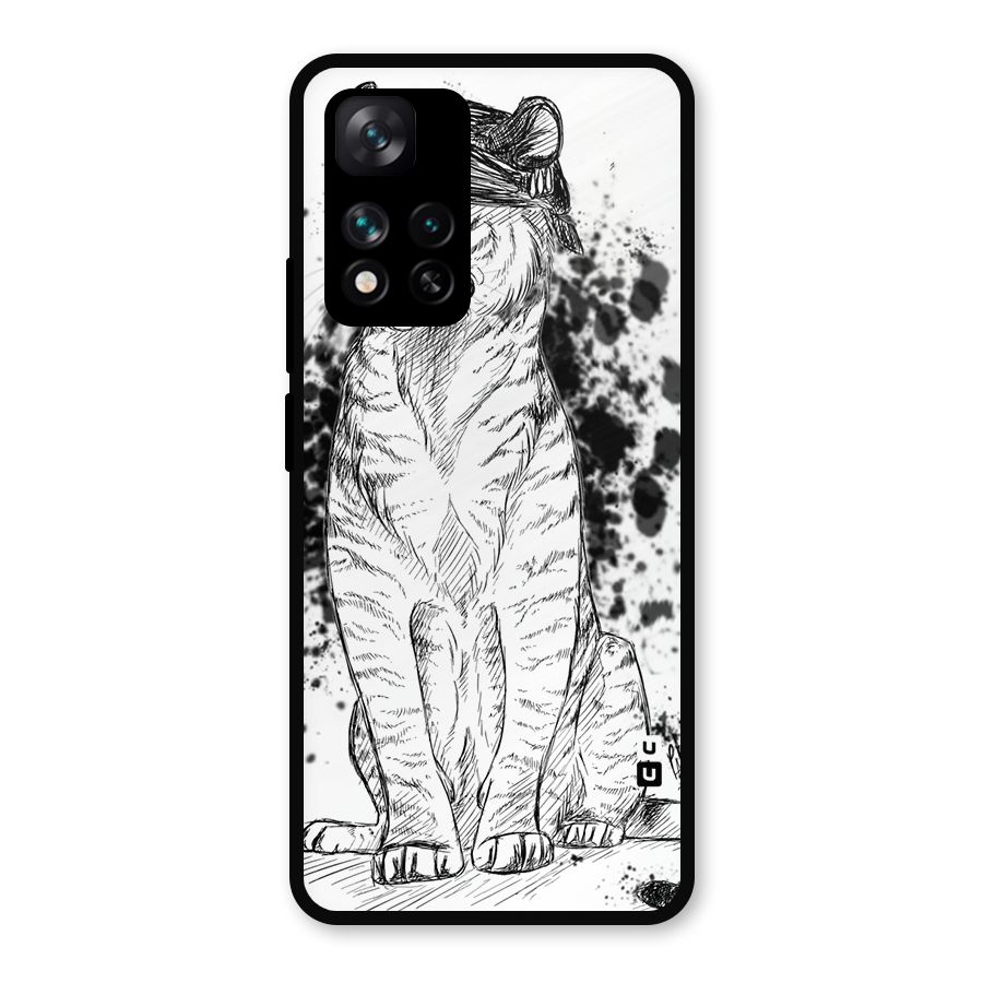 Tiger Wink Metal Back Case for Xiaomi 11i 5G