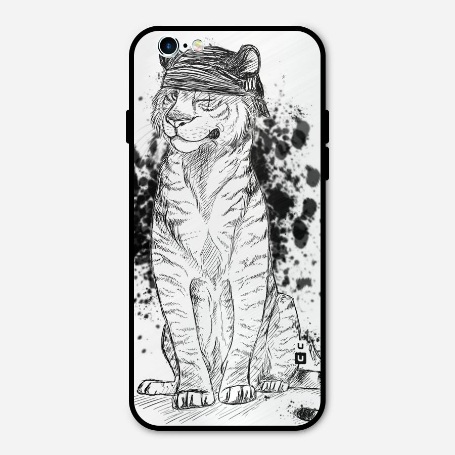 Tiger Wink Metal Back Case for iPhone 6 6s