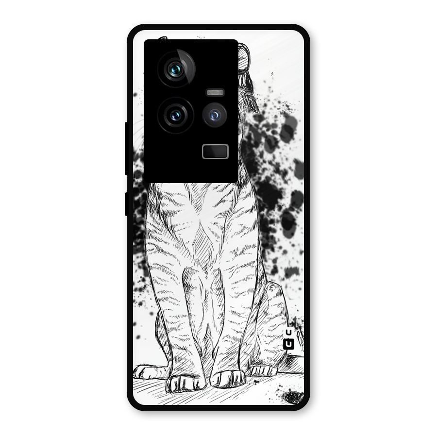 Tiger Wink Metal Back Case for iQOO 11 5G