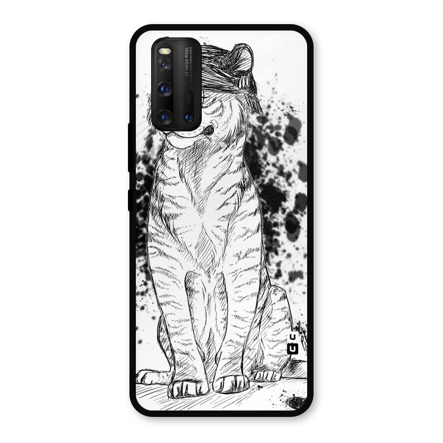 Tiger Wink Metal Back Case for iQOO 3