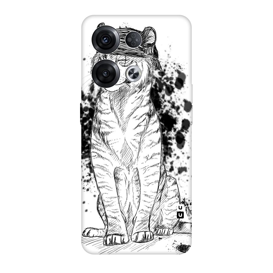 Tiger Wink Original Polycarbonate Back Case for Oppo Reno8 Pro 5G