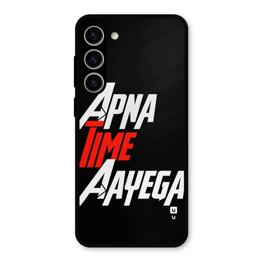 Time Aayega Metal Back Case for Galaxy S23 Plus