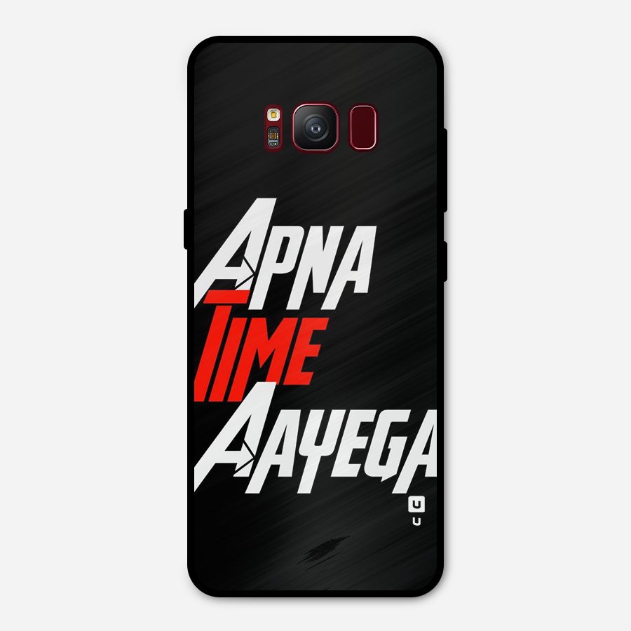 Time Aayega Metal Back Case for Galaxy S8