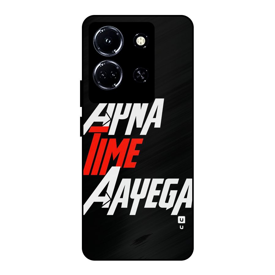 Time Aayega Metal Back Case for Infinix Note 30 5G