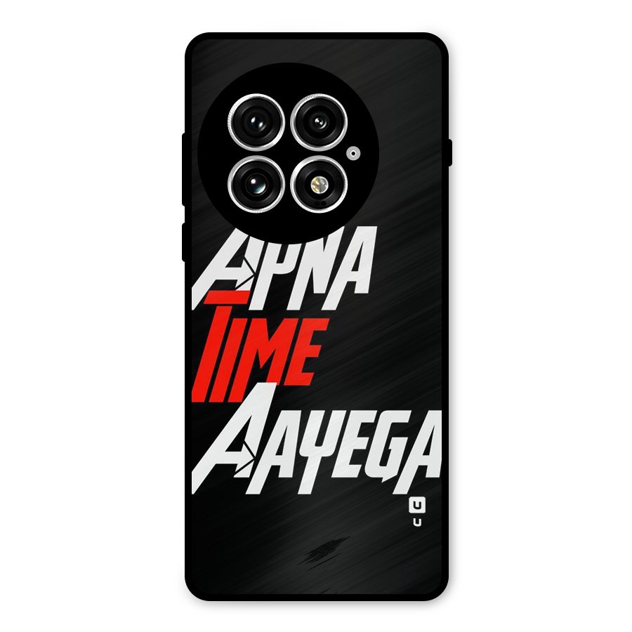 Time Aayega Metal Back Case for OnePlus 13