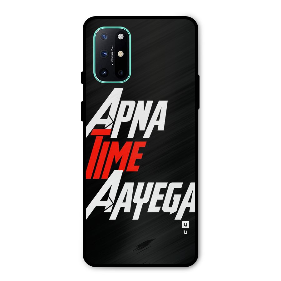 Time Aayega Metal Back Case for OnePlus 8T