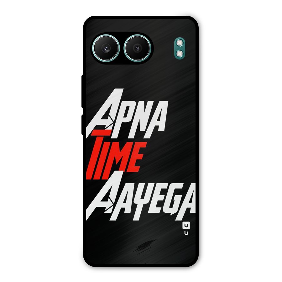 Time Aayega Metal Back Case for OnePlus Nord 4